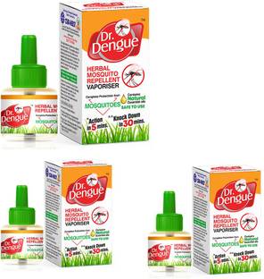 Dr. Dengue Herbal Mosquito Repellent Vaporiser 45g (Pack of 3)