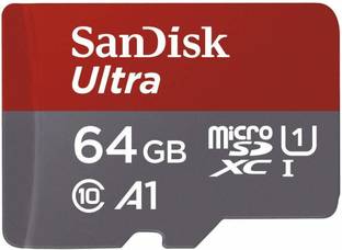 SanDisk 64 GB Memory Card Ultra 64 GB MicroSDXC Class 10 98 MB/s  Memory Card Compatible with Camera, Mobile, Tablet