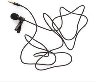menaso Best Quality 3.5mm Clip Microphone | Collar Mike for Voice Recording | Mic Mobile, PC, Laptop, Android Smartphones, DSLR Camera Microphone