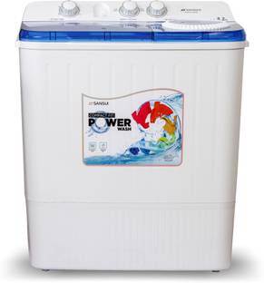 Sansui 8.2 kg Powerful Washer & Spin Semi Automatic Top Load Washing Machine Blue