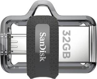 SanDisk Ultra Dual OTG Flash Drive 32 GB Pen Drive Compatible with Laptop USB 3.0 Plastic Case