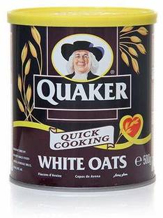 Quaker White Oats Tin (Imported) - 500g 500 g