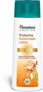 HIMALAYA Sunscreen - SPF 50 PA+ Protective Sunscreen Lotion SPF 15