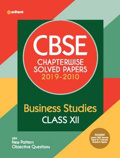 Cbse Business Studies Chapterwise Solved Paper Class 12 for 2021 Exam