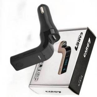 ouzej v2.0 Car Bluetooth Device with FM Transmitter, USB Cable, FM Player, Audio Receiver, Car Charger, 3.5mm Connector, MP3 Player