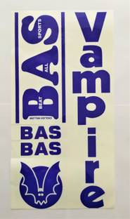 BAS Vampire Vampire MSP Plain cricket bat sticker//self adhesive Bat Sticker