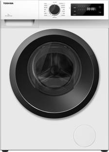 TOSHIBA 7 kg COLOR ALIVE, Drum Clean Technology, 15-Minute Quick Wash Fully Automatic Front Load Washing Machine with In-built Heater White