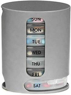 wonder digital 7 Days 7 Day Weekly Tablet Medicine Storage Box/Pill Dispenser Pill Box Pill Box