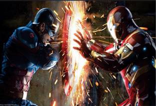 COLOR SOLUTION Superheroes Multicolor Wallpaper