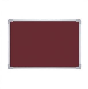 sunway Display Systems Pin-up display board for office & school lightweight aluminium frame 1.5*2 feet, Mehroom Pin up Board Bulletin Board
