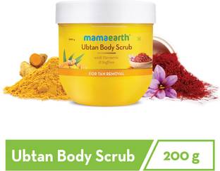 Mamaearth Ubtan Body Scrub for Tan Removal with Turmeric & Saffron Scrub