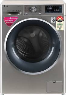 LG 8 kg with Inverter ,5 Star Fully Automatic Front Load Washing Machine with In-built Heater Grey