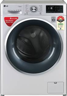 LG 7 kg with Inverter,5 Star Fully Automatic Front Load Washing Machine with In-built Heater Silver