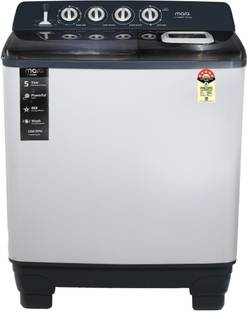 MarQ by Flipkart 10 kg 5 Star Semi Automatic Top Load Washing Machine White, Grey