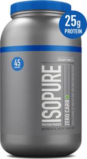 Isopure Zero Carb 100% Isolate Powder with 25gm Protein per serve Whey Protein