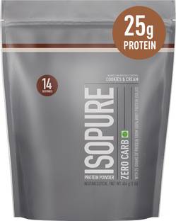 Isopure Zero Carb 100% Isolate Powder with 25gm Protein per serve Whey Protein