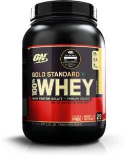 Optimum Nutrition (ON) Gold Standard 100% Protein Powder - Primary Source Isolate Whey Protein