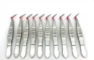 Forgesy DENTAL TWEEZERS PACK OF 10(6-inch) Surgical Plier