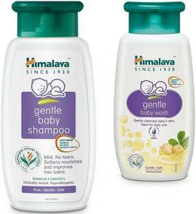 HIMALAYA 1 baby shampoo 200 ml, 1 baby wash 200 ml