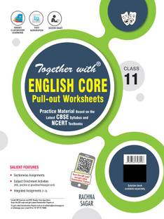 Together with English Core Pull Out Worksheets Practice Material for Class 11