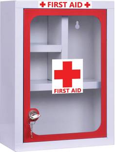Plantex Platinum Big Size Emergency First Aid Kit Box/Emergency Medical Box/First Aid Box for Home-School-Office/Wall Mountable-Multi Compartments(XL - Red & White) First Aid Kit