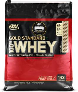 Optimum Nutrition (ON) Gold Standard 100% Protein Powder - Primary Source Isolate Whey Protein