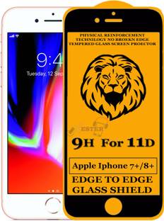 Xester Edge To Edge Tempered Glass for Apple iPhone 8 Plus