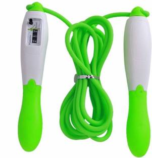 PALAMU Skipping Jump Rope With Manual Counter Meter(GREEN, Length: 267 cm) Freestyle Skipping Rope