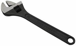 WallVilla 12 Inch Adjustable Head Spanner Single Sided Box End Wrench