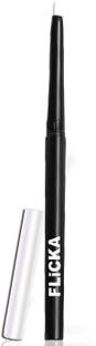 Flicka Breathtaking Eyes Twist Kajal Waterproof, White, 0.25g