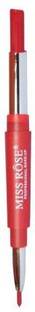 MISS ROSE Makeup Professional Lipstick & Liner 2 in 1-11 (Red, #11)