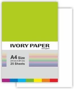 Classic A4-50 IVORY UNRULED A4 210 gsm Drawing Paper