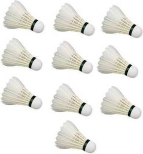 srishti enterprises Feather Shuttle - White Feather Shuttle - White (Fast, 79, Pack of 10) Feather Shuttle  - White