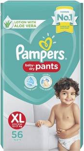 Pampers Baby Dry Pants (Pack of 56 Pieces) - XL