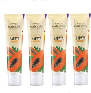 AVON Naturals Papaya Whitening Cleanser (set of 4 of 100 g each) Face Wash