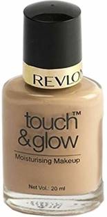 Revlon TOUCH & GLOW MOISTURING POWDER SAND MIST Foundation