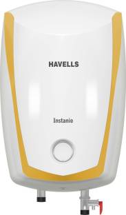 HAVELLS 3 L Instant Water Geyser (INSTANIO, White-Mustard)