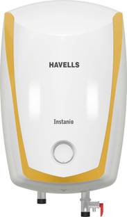 HAVELLS 3 L Instant Water Geyser Color Changing LED Indicator, Rust & Shook Proof (INSTANIO, White-Mus...