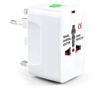 PJP Universal World Wide Plug Adapter/Charger /Travel Adapter Plug with Built in Worldwide Adaptor