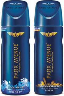 PARK AVENUE Cool Blue And Good Morning Deodorant Spray  -  For Men