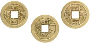 SWISS WONDER ™Fortune Coins Strings Wealth Good Luck Decorative Showpiece  -  1.8 cm
