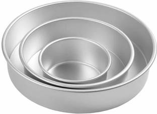 VPSK VPSK AKIRA ROUND CAKE MOULD PACK OF 3 Aluminium Cake Mould 3