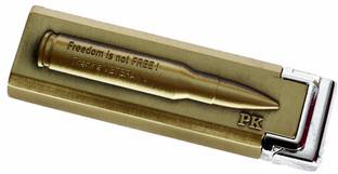ASRAW Compact Slim Ergonomic Style Bullet Designed Windproof Jet Flame Lighter Pocket Lighter