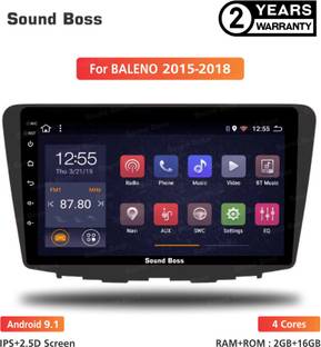 Sound Boss Androidify 3rd Generation 9" Inch Android 9.1(1GB/16GB) For Maruti Suzuki Baleno Android Car Stereo (Double Din) Car Stereo