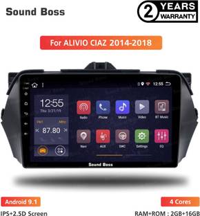 Sound Boss Androidify 3rd Generation 9" Inch Android 9.1(1GB/16GB) For Maruti Suzuki Ciaz 2014-2018 Android Car Stereo (Double Din) Car Stereo