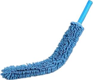 Jesuva Microfiber flexible cleaning duster brush with stick -Foldable duster brush for home interior Wet Duster