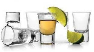 baluda (Pack of 6) (Pack of 6) Vodka and Tequila shot glass heavy base (30 ml) Glass Set Shot Glass