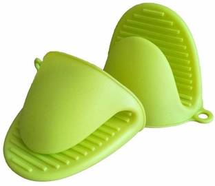 Mahantam Green Silicon Kitchen Linen Set