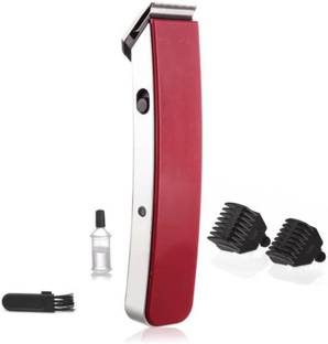 UZAN 209 HAIR TRIMMER RED Grooming Kit 45 min  Runtime 5 Length Settings