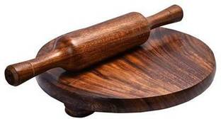Thakran wooden chakla belon/roti maker/roti roller/rolling pin/bread maker Rolling Pin & Board